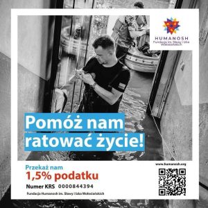 Przekaż 1,5% podatku Fundacja Humanosh im. Sławy i Izka Wołosiańskich i wspieraj walkę z rasizmem oraz pomoc k...