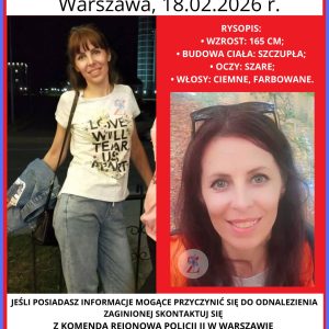 Zaginęła
Yekaterina Shilova, lat 42
#warszawa #mazowieckie #kazachstan #niemcy  ...