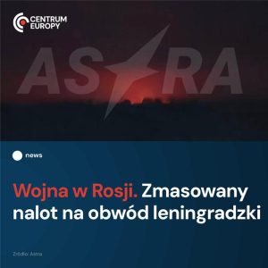 Rosyjski obwód został masowo zaatakowany przez drony. Jednym z celów ataku był p...