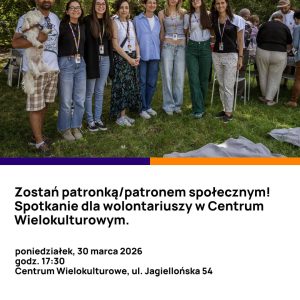 Serdecznie zapraszamy wolontariuszy i wolontariuszki zainteresowanych dołączeniem do programu patron...