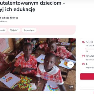 „Podaruj przyszłość utalentowanym dzieciom”...