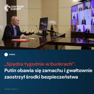 Od początku marca na Kremlu ma narastać niepokój związany z ryzykiem wycieku dan...
