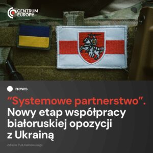 Opozycyjna organizacja byłych białoruskich mundurowych BELPOL rozmawiała z władz...