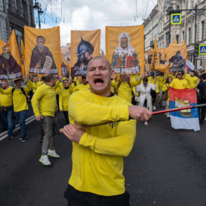 12 września Newskim Prospektem Petersburga przeszła procesja religijna, upamiętn...