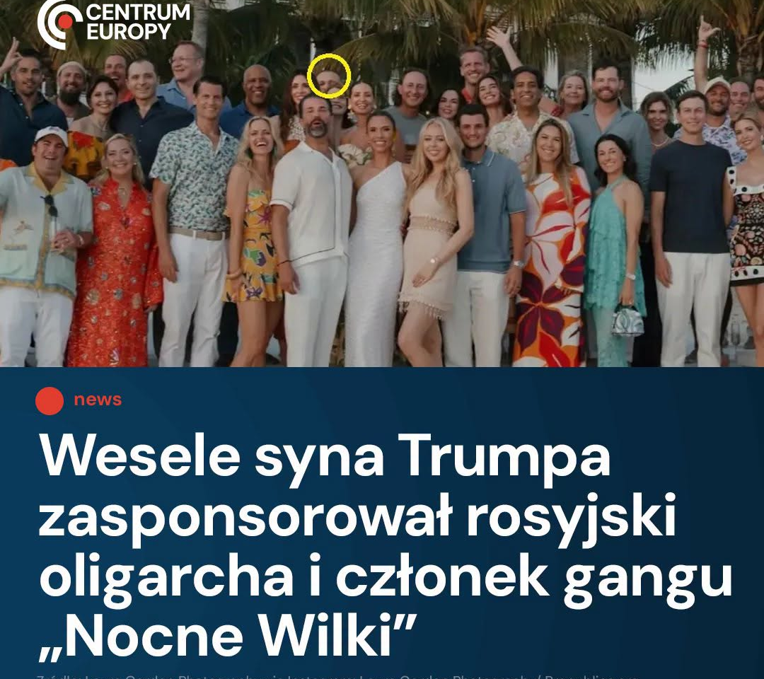 Amerykańscy dziennikarze śledczy ujawnili, że na uroczystości weselnej Donalda T…