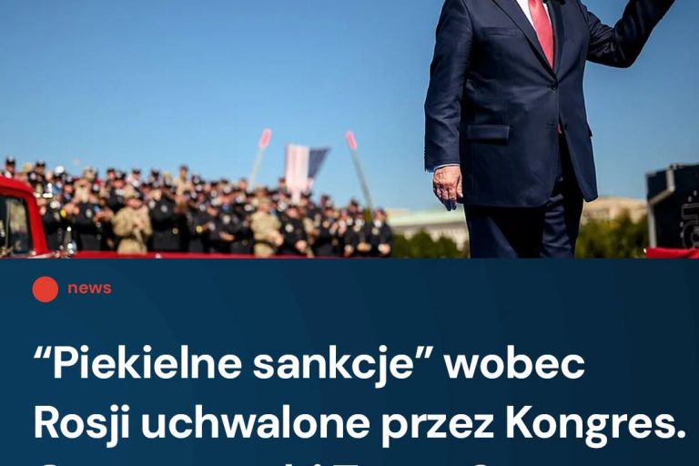 Donald Trump planuje podpisać najnowszą specjalną ustawę o sankcjach wobec Rosji...