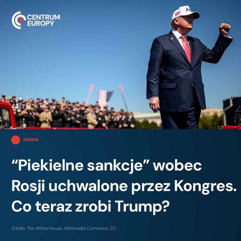 Donald Trump planuje podpisać najnowszą specjalną ustawę o sankcjach wobec Rosji...