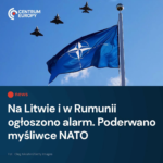Na Litwie ogłoszono żółty poziom zagrożenia w związku z podejrzeniem obecności d...