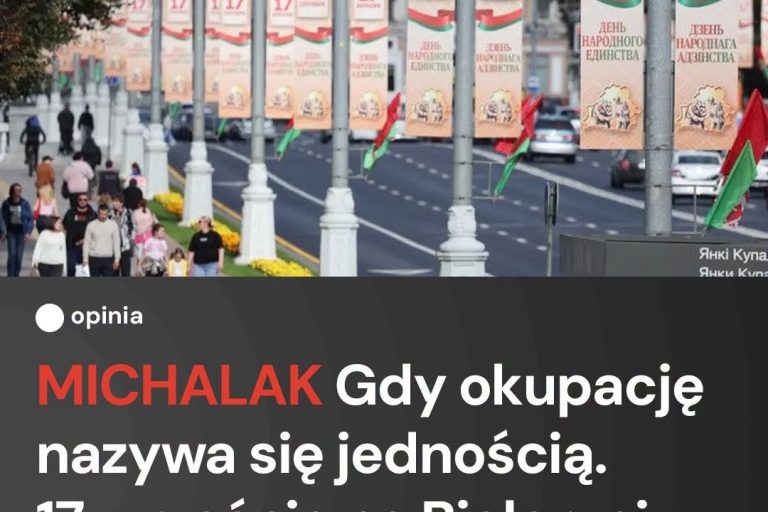 Po raz piąty Białoruś obchodzi dziś "święto narodowe" ogłoszone przez Łukaszenkę...