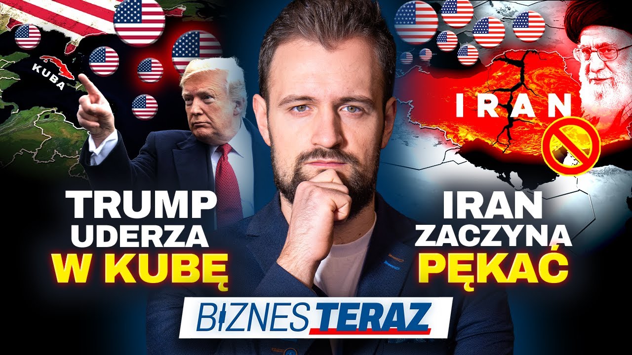 Trump UDERZA w KUBĘ, a IRAN pęka | Biznes Teraz