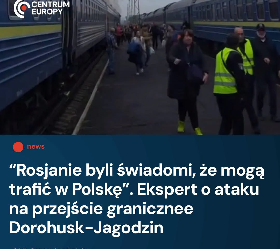 Tym uderzeniem Rosjanie chcieli pokazać, że mogą porazić te ważne huby logistycz…