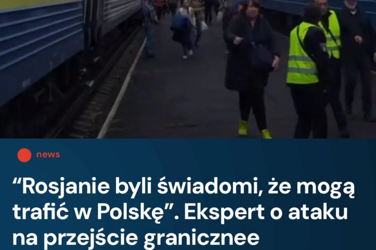 Tym uderzeniem Rosjanie chcieli pokazać, że mogą porazić te ważne huby logistycz...