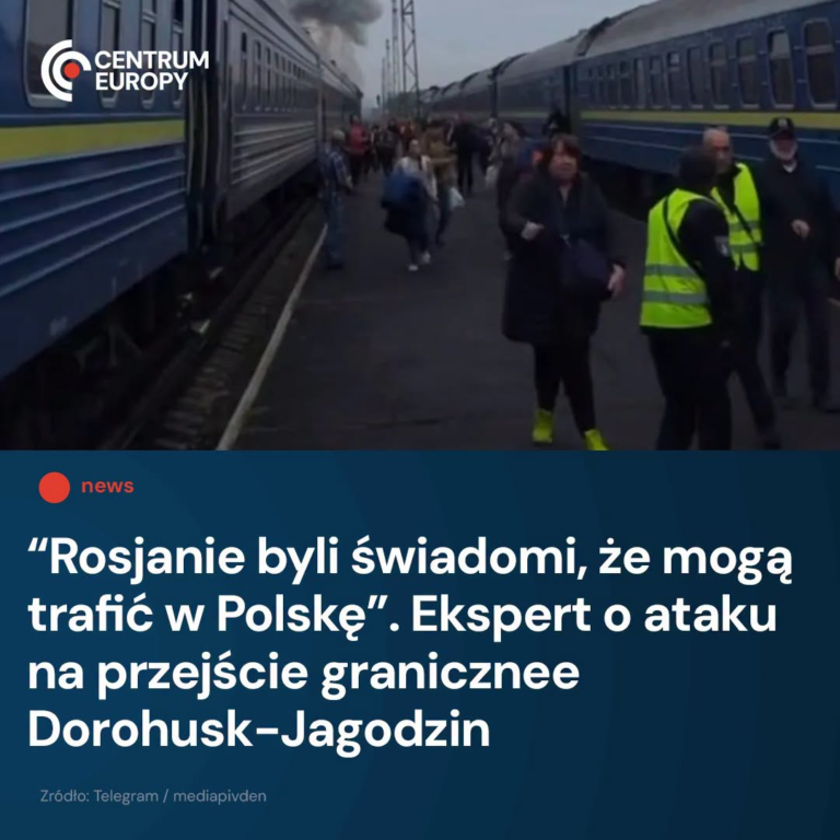 Tym uderzeniem Rosjanie chcieli pokazać, że mogą porazić te ważne huby logistycz...
