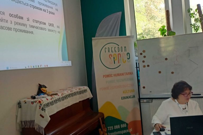 Wczoraj przeprowadziliśmy w Freedom Space Foundation warsztaty - sesję informacyjną dla osób z Ukrai...