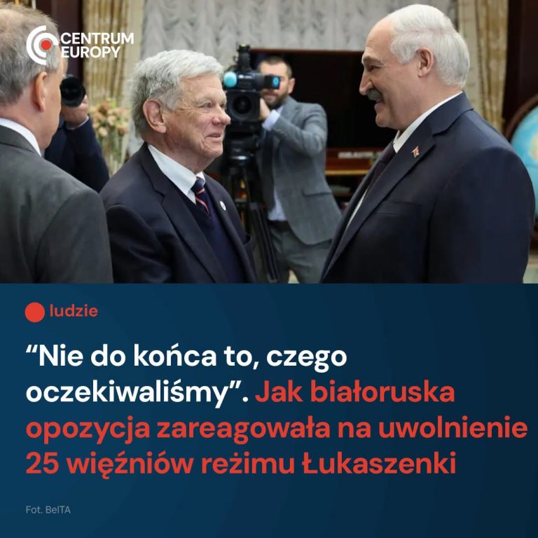 Wiadomość o uwolnieniu 25 więźniów politycznych przyniosła środowiskom demokraty...