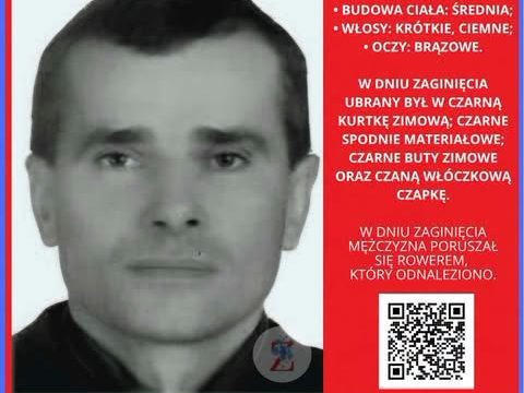 ZAGINĄŁ!
Marek Bała, lat 44
#tyczyn #kielnarowa #podkarpackie #policja_tyczyn

P...