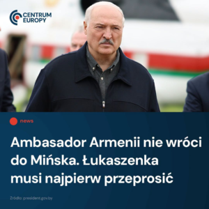 Za co? Chodzi o wypowiedzi dyktatora o wojnie w Górskich Karabachu. Dopóki Łukas...