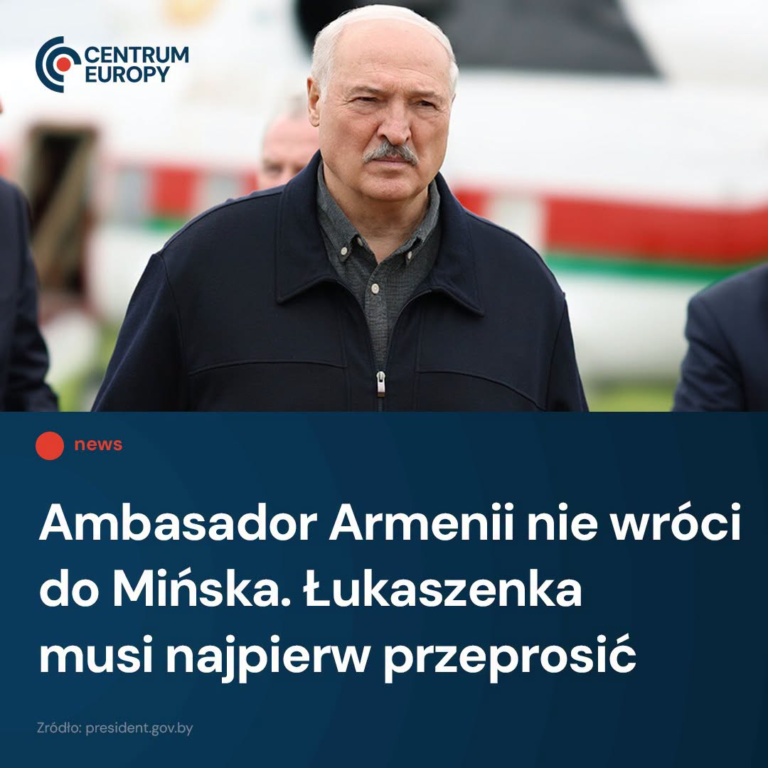Za co? Chodzi o wypowiedzi dyktatora o wojnie w Górskich Karabachu. Dopóki Łukas...
