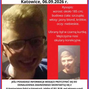 Zaginął 
Mirosław Gieszka, lat 31
#katowice #śląskie #policja_katowice
#zaginio...